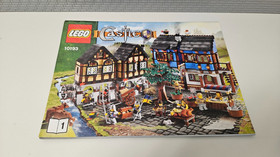 (OK O3/1) Lego Building Instructions Castle 10193 Medieval Market Village