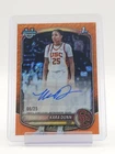 KARA DUNN 2025-26 BOWMAN CHROME U 1ST ORANGE SHIMMER REFRACTOR AUTO /25 Q7302