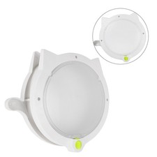 Plastic Cats Shape Door Supplies Accessory Pets In/Out Freely Rotate Switch NY9