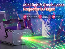Disco LED Patterns Magic Effect Laser Light Projector DMX Stage DJ Party Lights