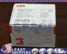 ABB S203-K63 Miniature Circuit Breaker 3 Pole, 63A (2CDS 253 001 R0607) New