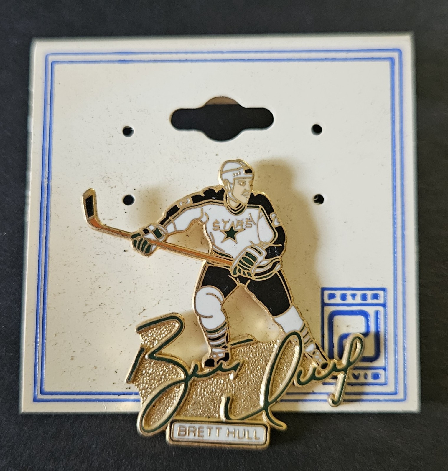 Brett Hull  1999 NHL Dallas Stars Signature Pin