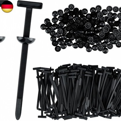 Mcbazel 200 Stück Kabelbinder Set Schwarz, Kabelbinder UV-Beständig, Universal P