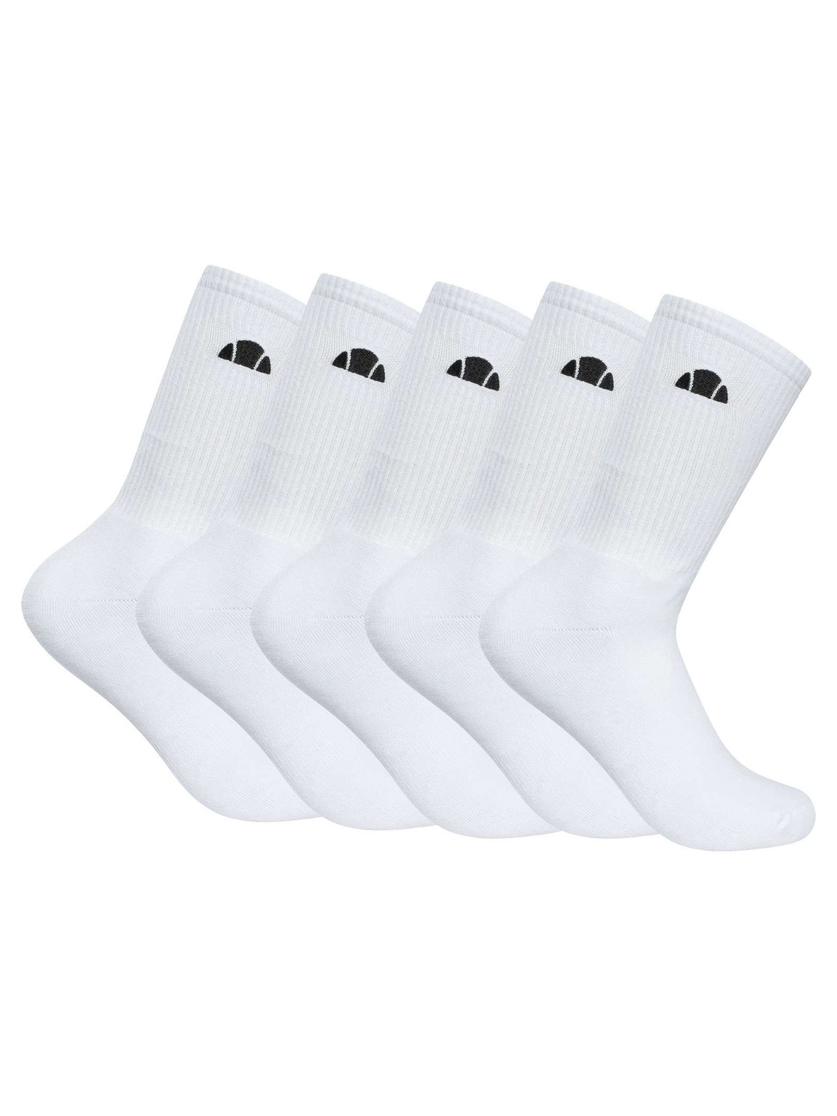 Ellesse Mens Alacre 5 Pack Crew Socks White 7290₽