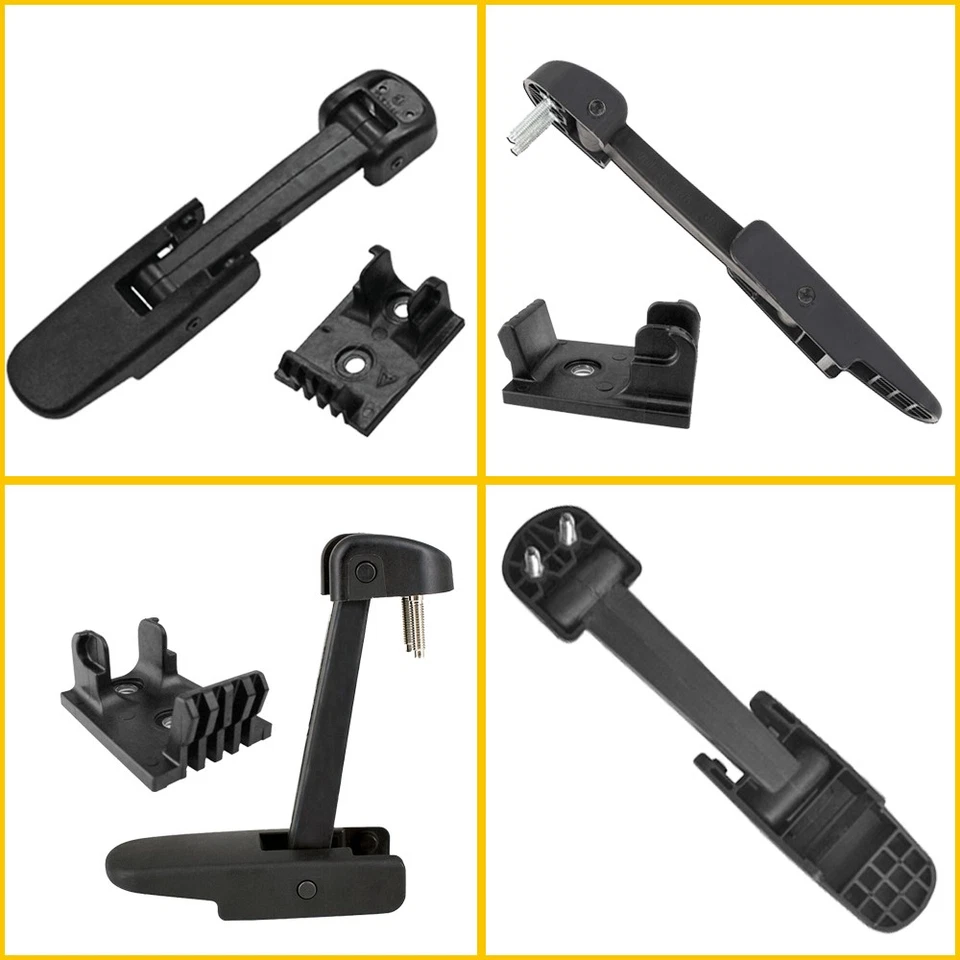 Cierre capó delantero izquierdo o derecho negro para Chevrolet C6500 Kodiak 2003-2009 Foto 4 de 4