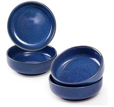 Ceramic Small Bowls Set of 4 Dipping Bowls Small Serving Bowls for Sauce Blue