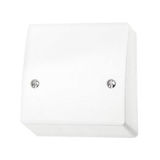 45A Cooker Connection Outlet Plate 1 Gang Unit White Click Mode CMA215