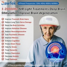 1070nm PBM Helmet LED Infrared Light Therapy Device For Brain Neuro Stimulation
