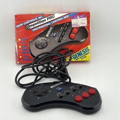 Sega Genesis Competition Pro Controller W/ Box #8004 By Happs Controls