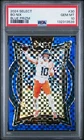 2024 Panini Select Bo Nix Blue Prizm /249 Rookie RC #30 PSA 10 Gem Mint