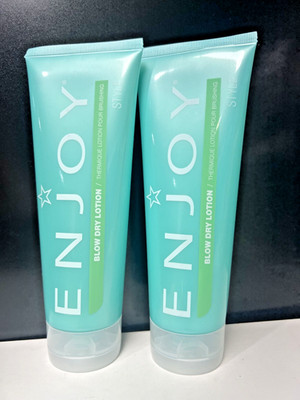 Enjoy Blow Dry Lotion 8FL OZ,  (SET OF 2) NEW