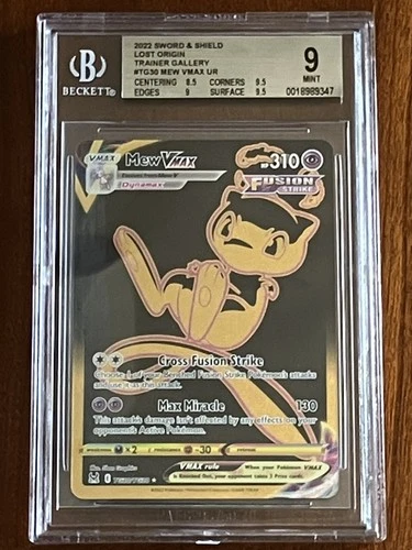 Mew VMAX (Secret) TG30/TG30 Lost Origin Trainer Gallery BGS 9