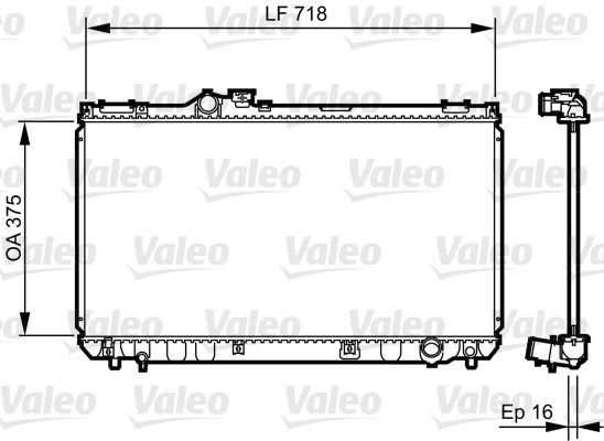 Valeo KüHler, MotorküHlung 734498 FüR Lexus-image