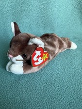 Ty Beanie Baby POUNCE the Cat 8 Inch NEW NWT MWMTs Plush Stuffed Animal Toy