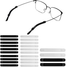 "12 Pairs Eyeglasses Ear Grip, Silicone Ear Hooks Anti-Slip Holder Temple Tips S
