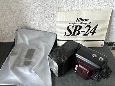 Nikon Speedlight SB-24 Aufsteckblitz Blitz Blitzgerät Flash Systemblitz DSLR SLR
