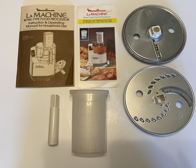 Vintage Moulinex La Machine Food Processor Miscellaneous Replacement Accessories
