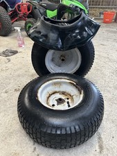 Mtd Lawn Flight Rear Wheels Tyres Ride On Mower