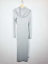 ASOS Design Knit Beige Melange Long Sleeve Maxi Dress Size 4 NWT