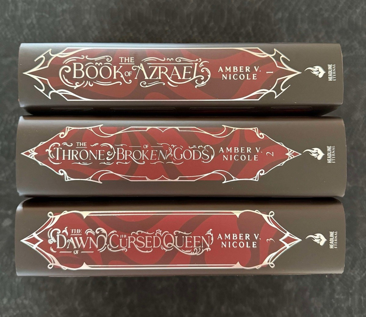 Fairyloot Gods And Monsters Trilogy Book Of Azrael Amber V Nicole  display picture 1