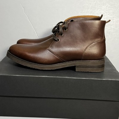 Allen Edmonds Donovan Leather Chukka Boot Dark Brown Men display picture 2