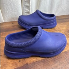 UGG Tasman X Rain Waterproof Rubber Clog Shoe Naval Blue Women's Size 8