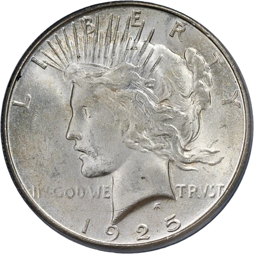 1925-S Peace Dollar ICG MS63 Nice Eye Appeal Nice Strike