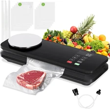 Food Vacuum Sealer Machine, 90KPA Precision Suction Power Fully Automatic Vacuum