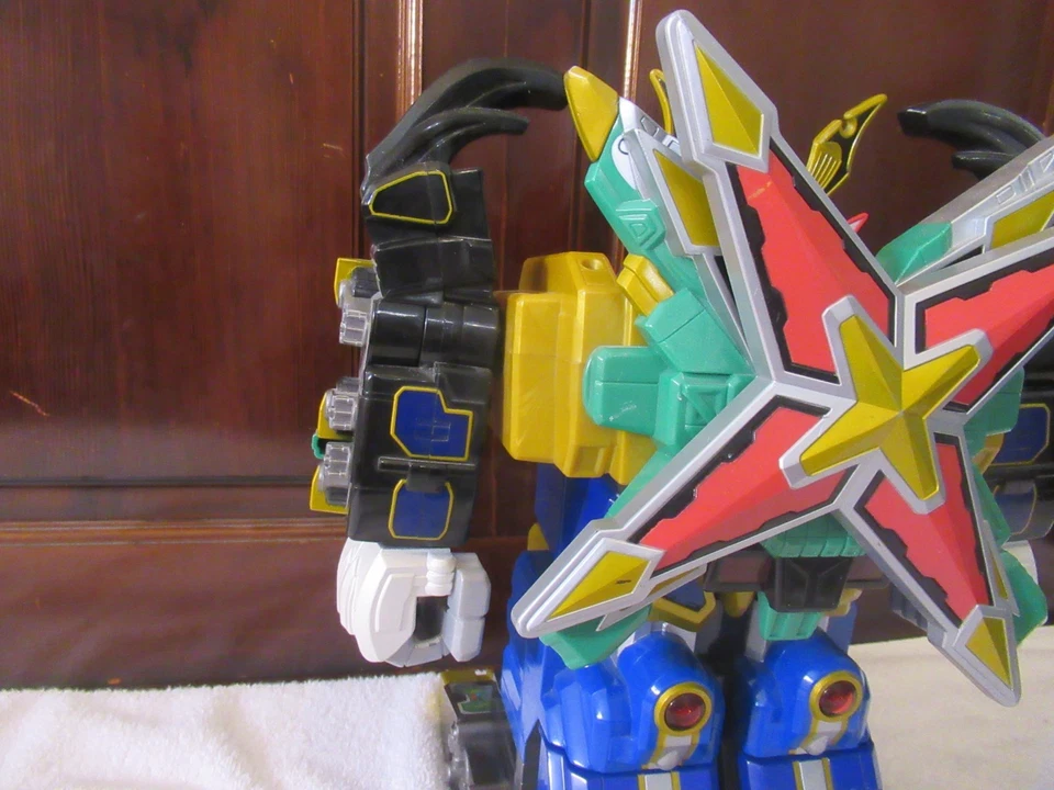 Rare Hurricane Command Power Rangers 2003 Bandai Megazord Ninja Storm  - Image 4 of 4