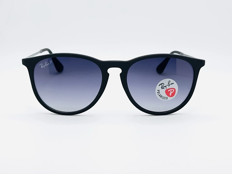 Gafas de sol polarizadas Ray Ban RB4171 Erika 54 mm - marco negro/lente degradada gris Foto 4 de 4