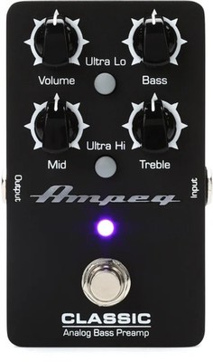Ampeg Classic Analog Bass Preamp Pedal