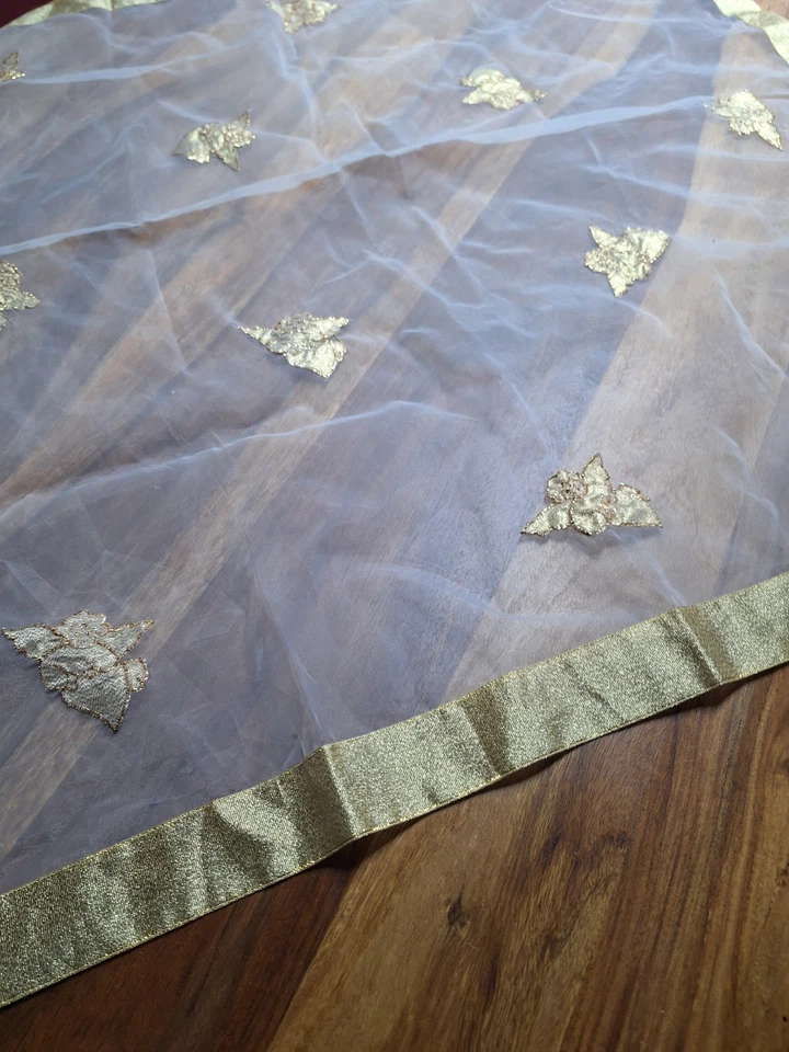 Tischdecke Weihnachten 80×80 cm Gold transparent wie neu Mitteldecke TCM Engel - Bild 2 von 4