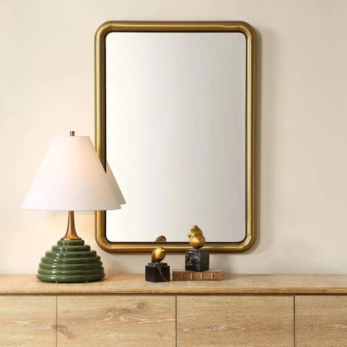 Uttermost 08317 Atkinson 41 X 29 inch Antique Brass Mirror - Picture 6 of 6