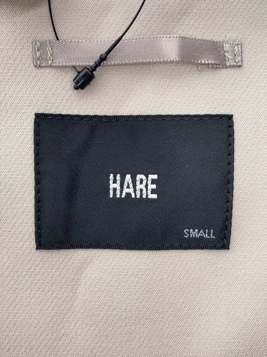 HARE Coat S Polyester Beige Solid Jacket Mens Lay… - image 3