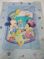 Vintage Disney Blanket Baby Mickey And Minnie Disney Blanket  SEE DESCRIPTION