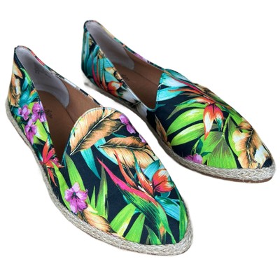 Seychelles Women's Browse Ballet Flat In Tropical Print Size 8.5