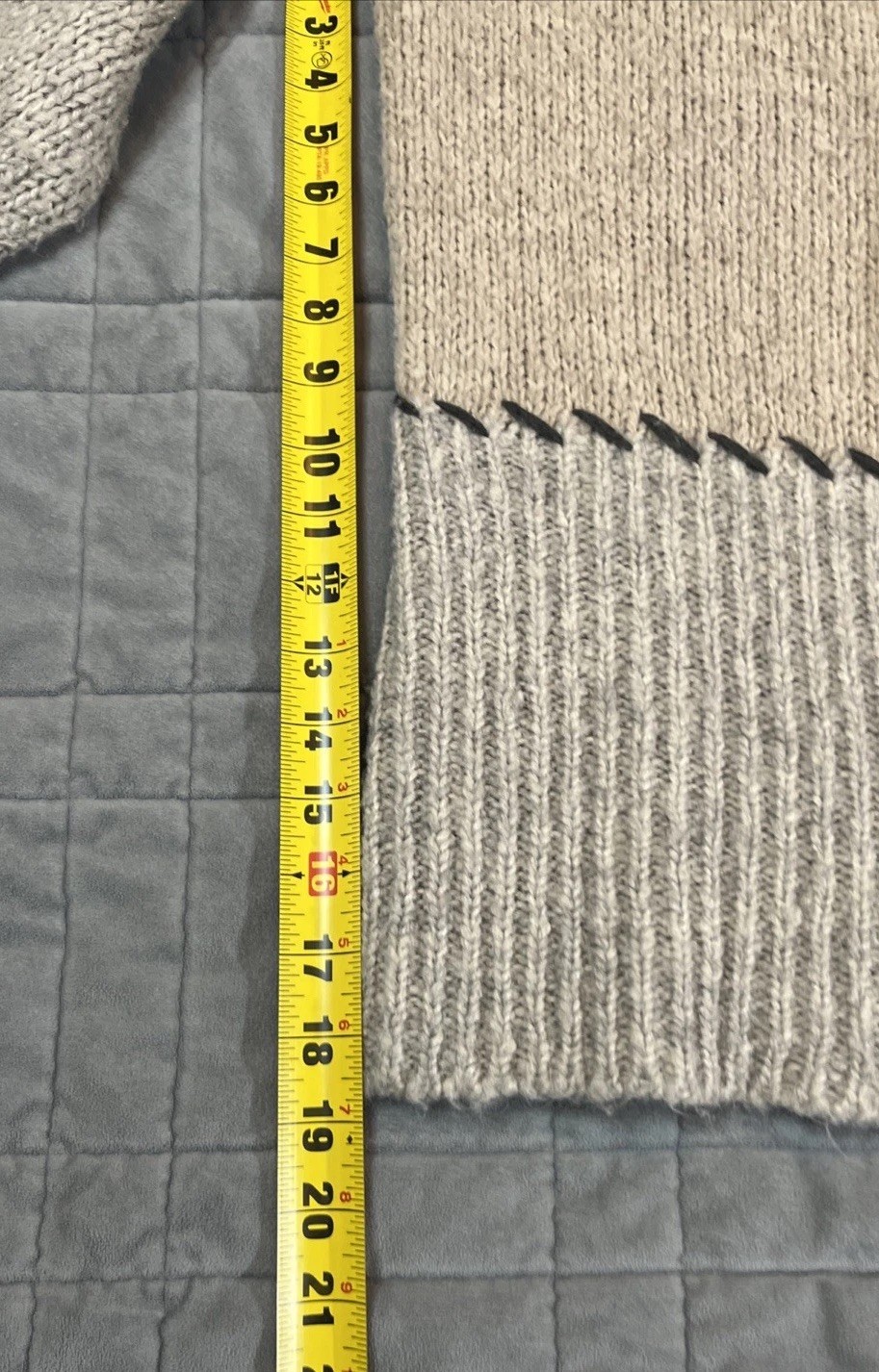 BKE Buckle Women’s Open Wool Patchwork Cardigan S… - image 5