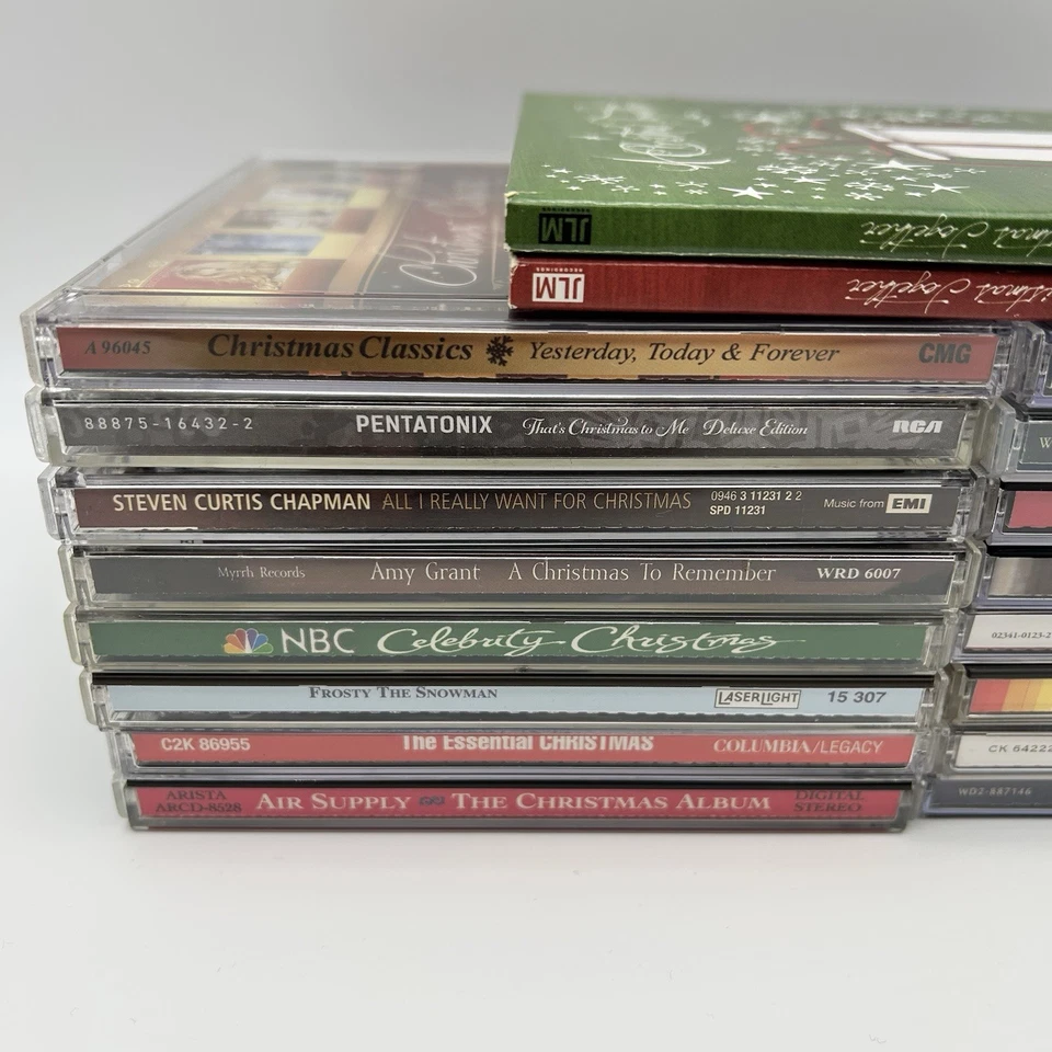 CHRISTMAS CD LOT OF 18: Mariah Carey, Pentatonix, Jewel, Various Compilations VG - Image 4 of 4