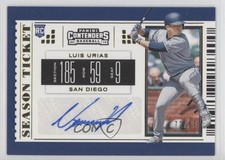 2019 Panini Chronicles Contenders Season Tickets Gold 72/99 Luis Urias Auto 8e3