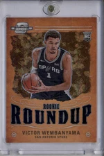 2023 Contenders Optic Roundup International Black White Victor Wembanyama RC /25