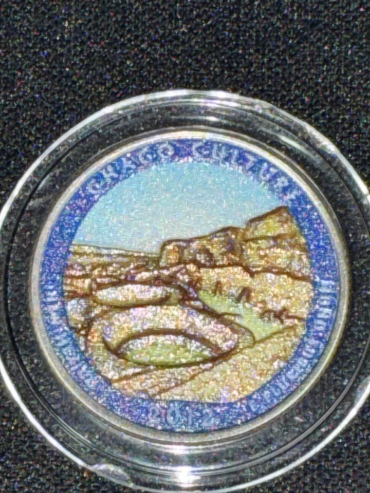 Chaco Culture 2012d America The Beautiful Colorized Washington Quarter UNC  - Image 2 of 4