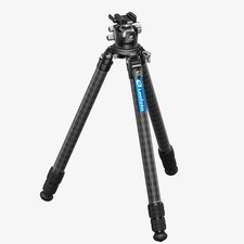 Leofoto Tripod w 100mm Bowl Platform Outdoor Shooting w/ Head-LM-403CX LH-55LSC
