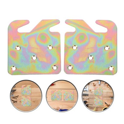  2 Pcs Zubehör Für Holzbetten Bettbeschläge Bettseitenbretthalterungen