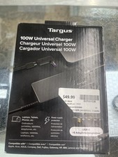 Targus 100W Universal USB-C Legacy Charger, With 5 Interchangeable Tips
