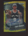 2024-25 Panini Prizm Black Gold Shimmer #275 Tony Parker HOF AUTO 8/10