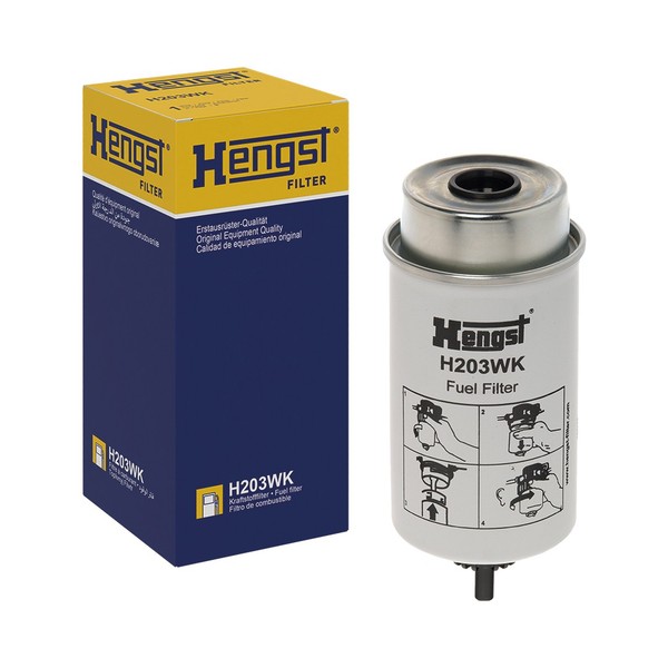Kraftstofffilter-Einsatz 193 Mm Hengst Filter FüR U.A. Ford Transit-image