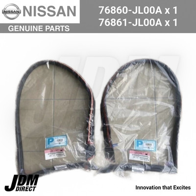 Nissan Genuine 76860-JL00A 76861-JL00A G37 Q60 Body Side Weatherstrip L & R SET