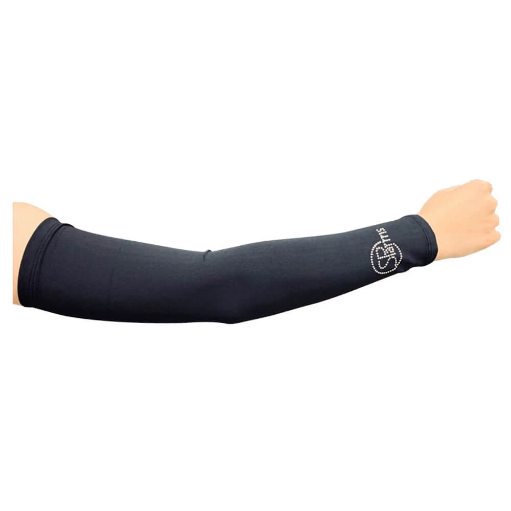 SParms Sun Protect+ UV/Sun Protection Cooling Golf Sleeves (1 Pair) Black -