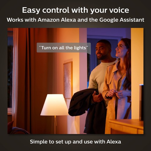 Smart 60W GU10 LED Bulb - White and Color Ambiance Color-Changing Light - 1 P... - Picture 3 of 6