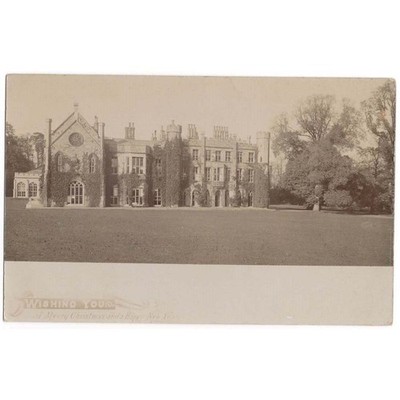 WYCOMBE ABBEY Buckinghamshire Frohe Weihnachten RP Postkarte nicht verschickt